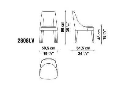 Мягкий стул Maxalto ARCH-00087600 - Вид №6