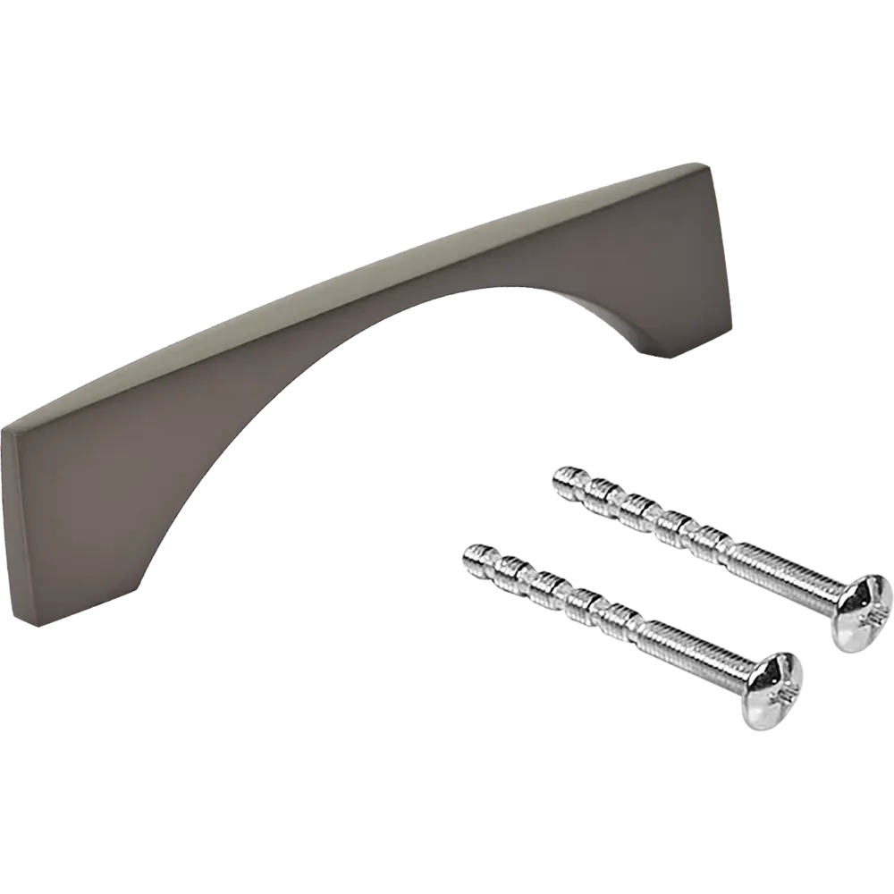 Мебельная ручка-скоба 6702 96 мм матовый графит EDSON STLM-2046058 - Вид №2