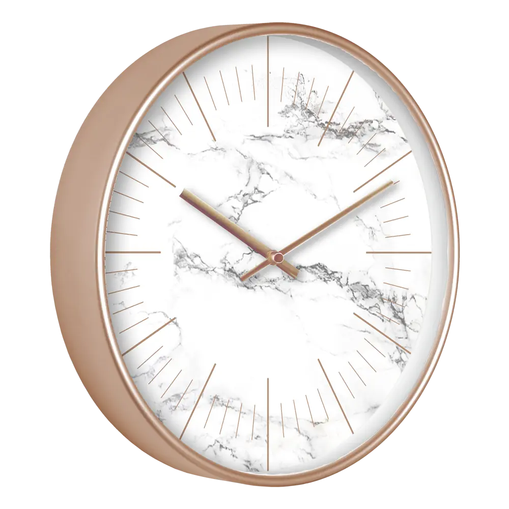 Часы настенные Troykatime круглые пластик цвет золотистый бесшумные ø30 см NEO-CLASSIC STLM-2055416 - Вид №2