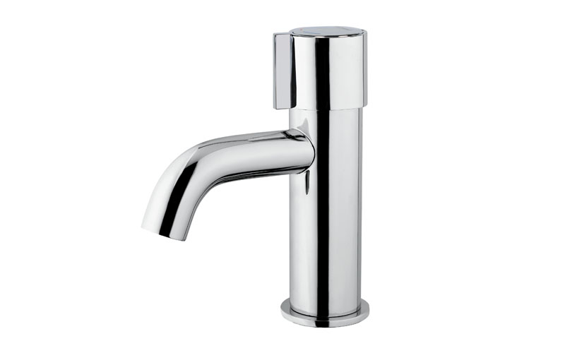 32521 / TEPR Самозакрывающийся смеситель для раковины кнопочный. Время 15 сек. Bongio 32521/TEPR