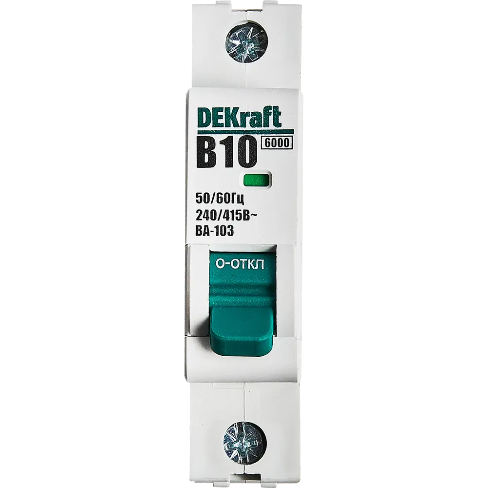 Автоматический выключатель DEKraft ВА-103 для защиты электросети 88460945 STLM-1334010 - Вид №1