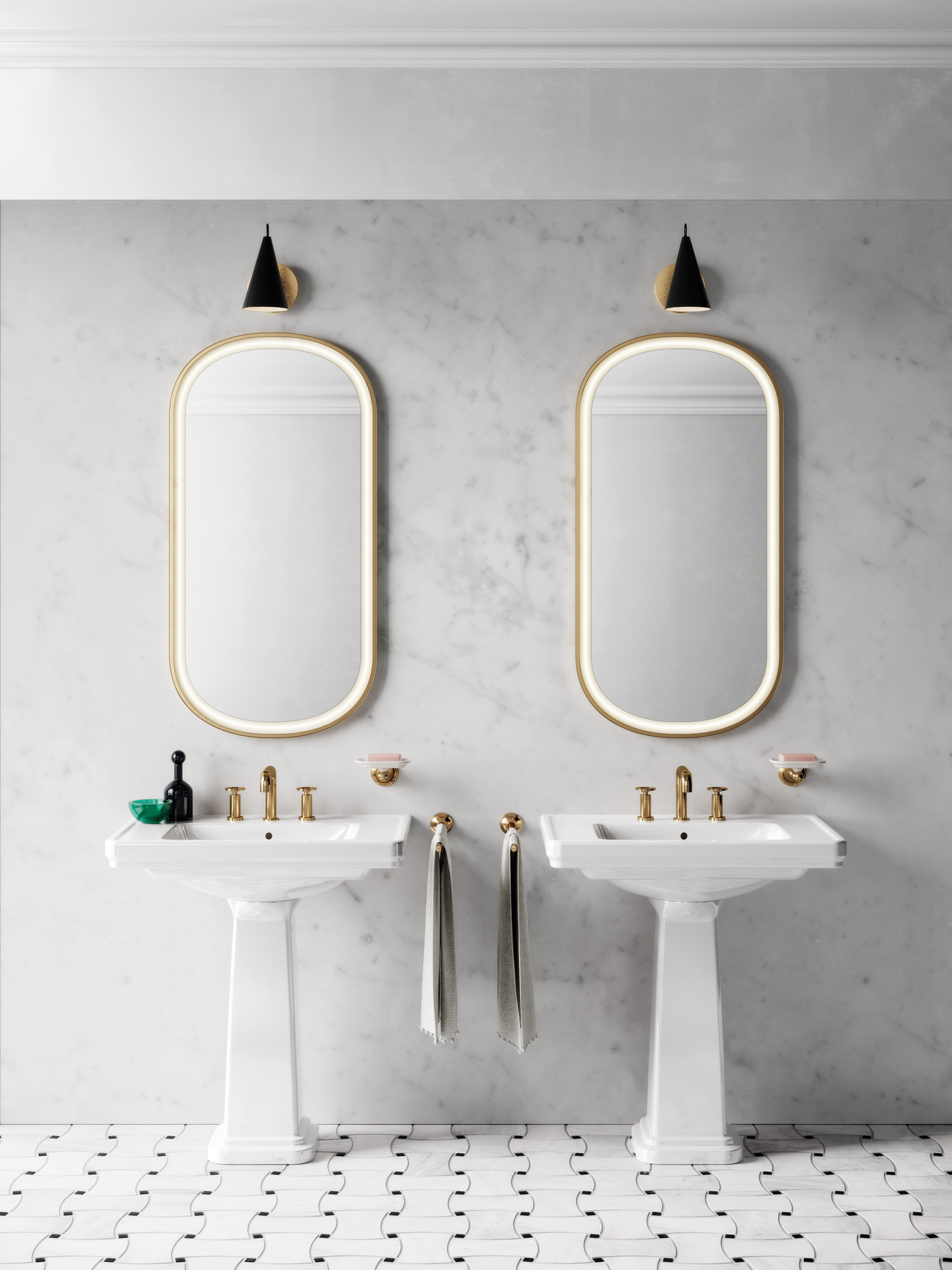 8787111 Подвесная раковина настенная овальная GSI ceramica Classic белая - Вид №1