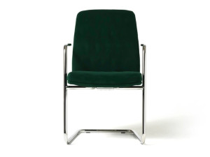 Тканевый консольный стул с подлокотниками для залов ожидания