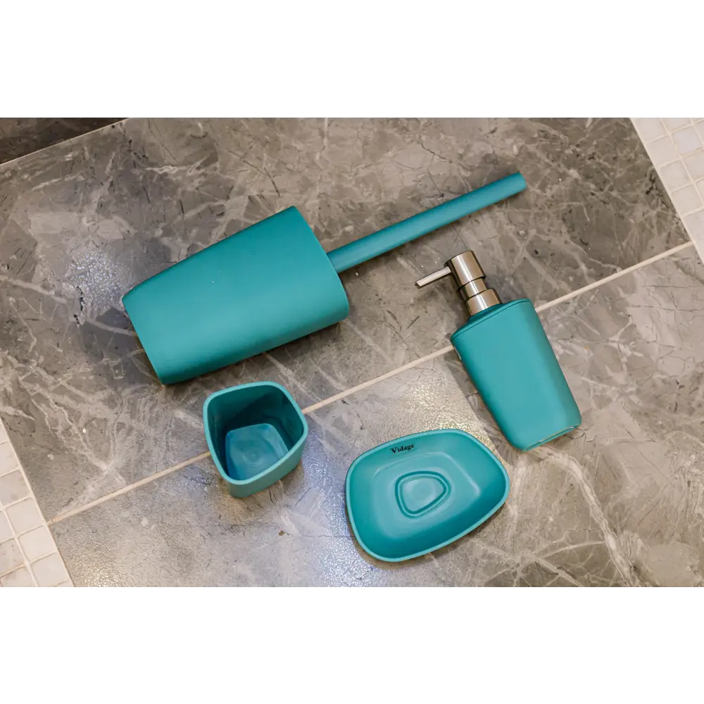 Мыльница Vidage Asimetria ABS-пластик цвет голубой STLM-2158170 - Вид №1