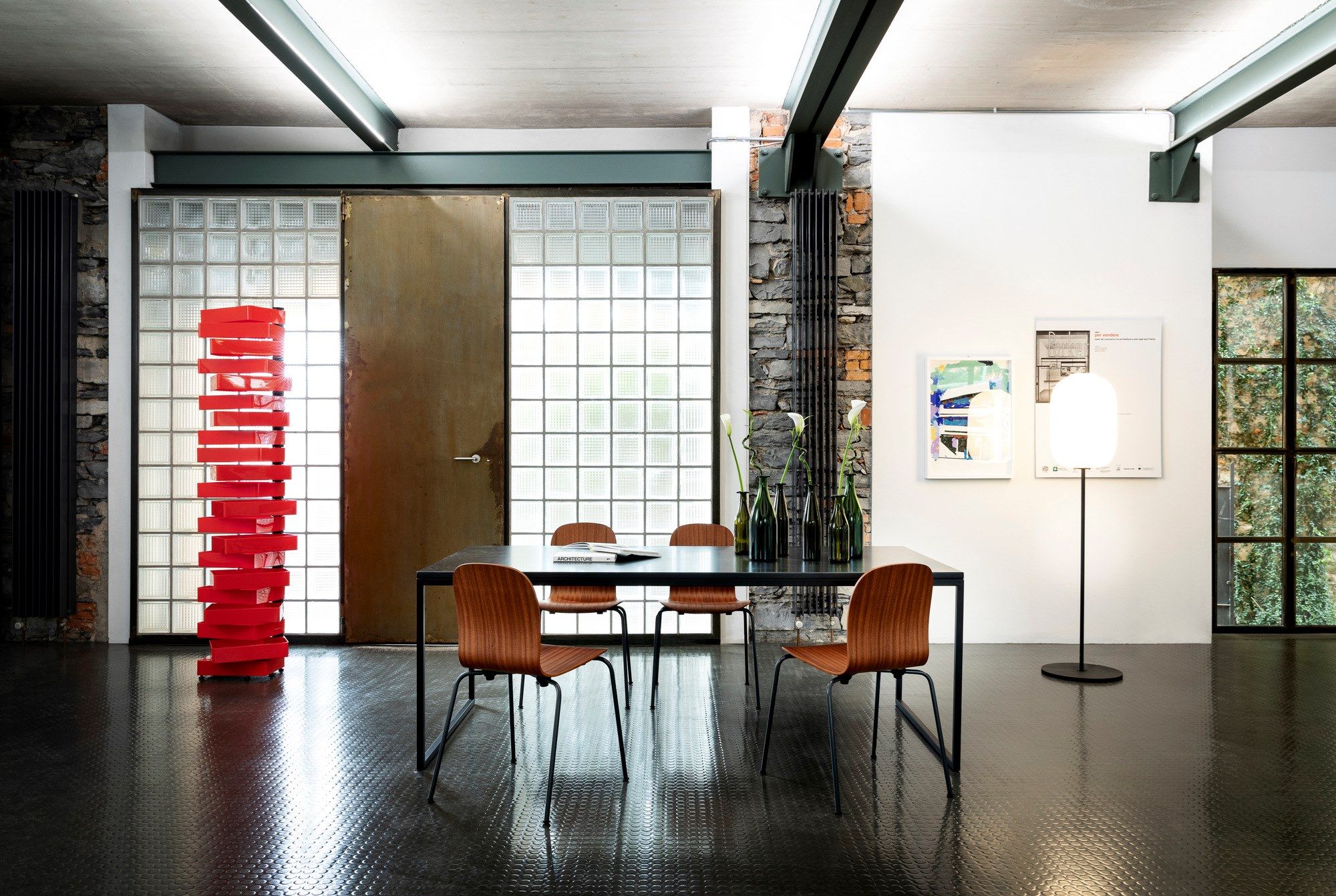 Стул для конференций из бука с опрокидыванием CAPPELLINI Тейт Вуд ARCH-00080101 - Вид №3