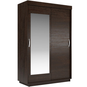 90325649 Шкаф-купе Лайт 212x100x59.5 см ЛДСП цвет венге STLM-0185350 МЕБЕЛЬНАЯ КОМПАНИЯ Е1