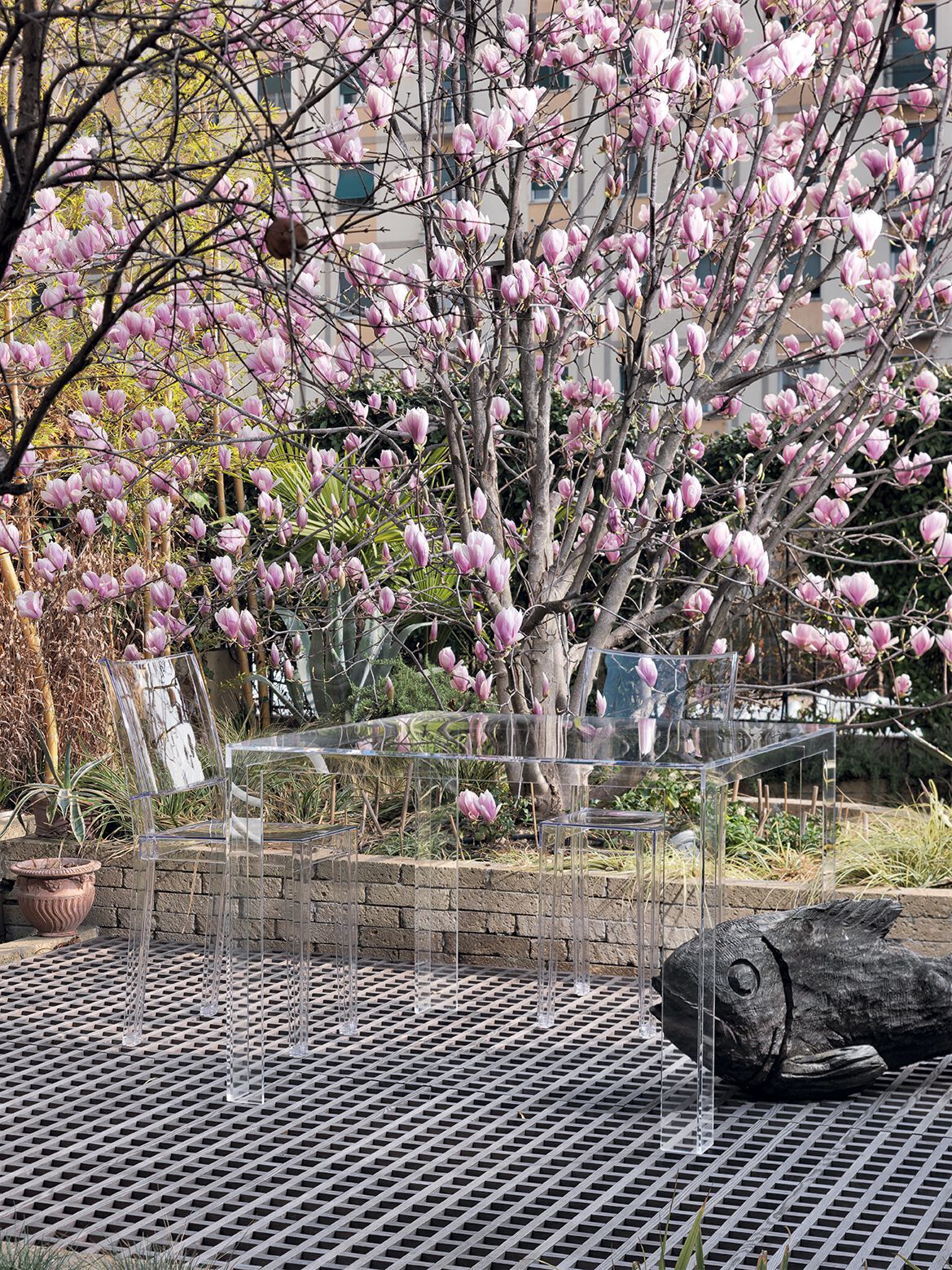 Штабелируемый стул из поликарбоната с открытой спинкой Kartell LA MARIE ARCH-00116862 - Вид №3