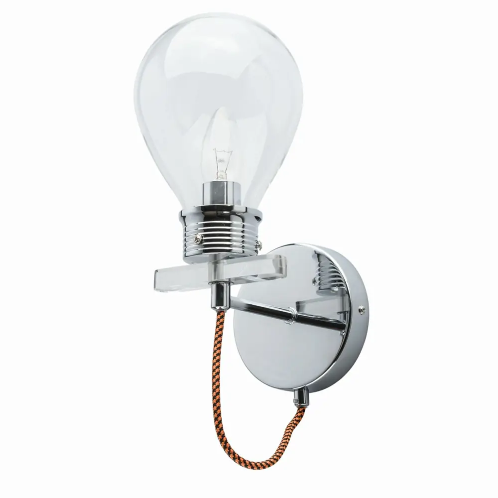 Бра «Атмосфера» 1хE14х5 Вт цвет хром MW-Light STLM-2080297