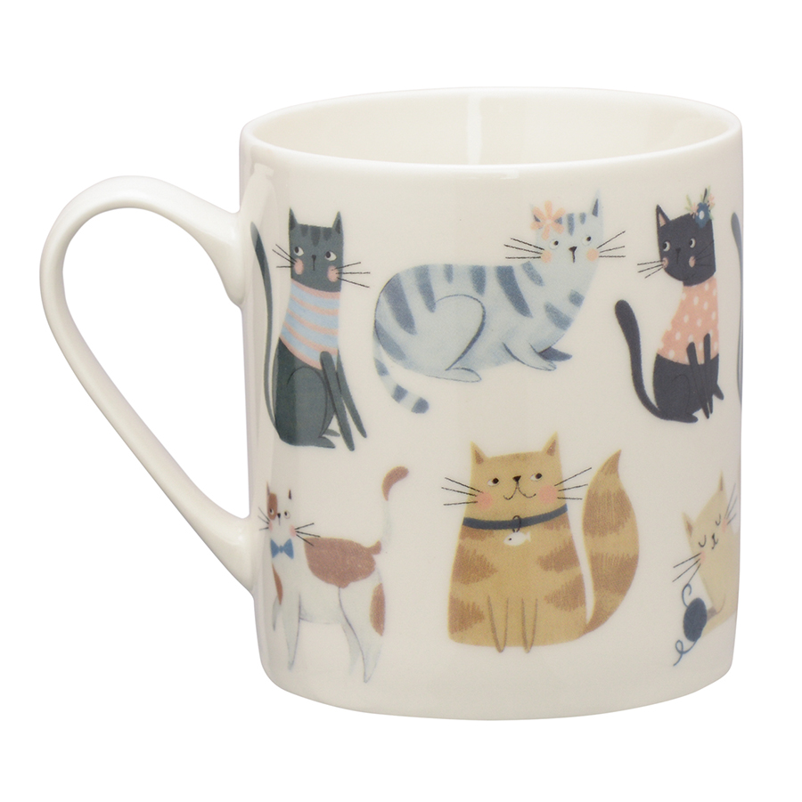 P_0059.599SC Кружка cosy cats Котики 340 мл Price&Kensington  - Вид №3