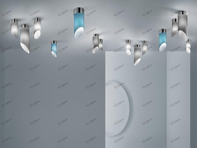 Sylcom Стеклянный потолочный светильник Korinthos 0046/0047