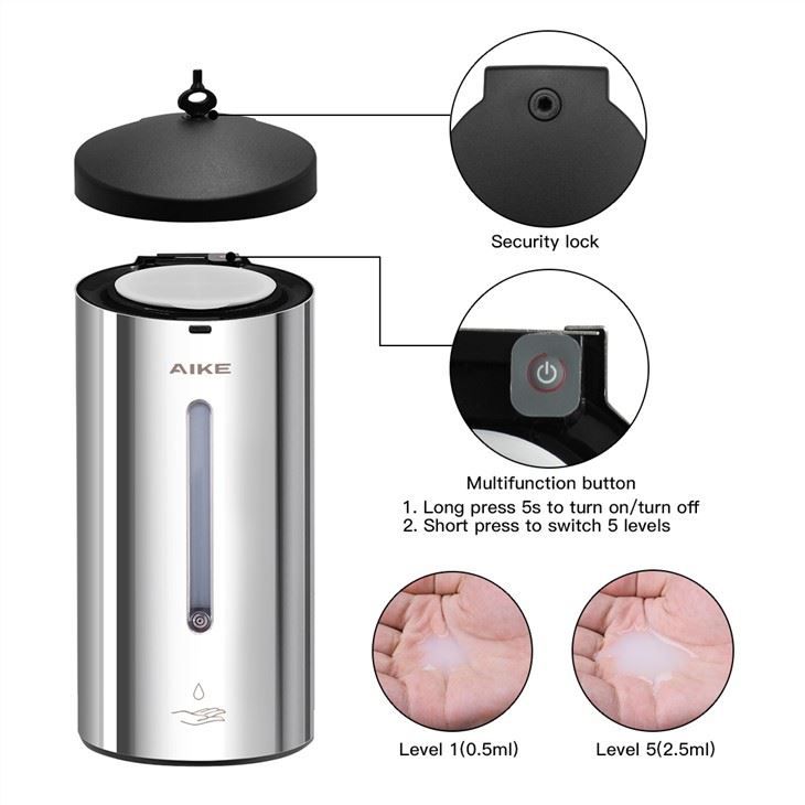 Дозатор для жидкого мыла AIKE AK1205_242  - Вид №3