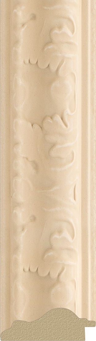 BY 4398 Зеркало с гравировкой в багетной раме - старый гипс 82 mm EVOFORM Exclusive-G - Вид №3