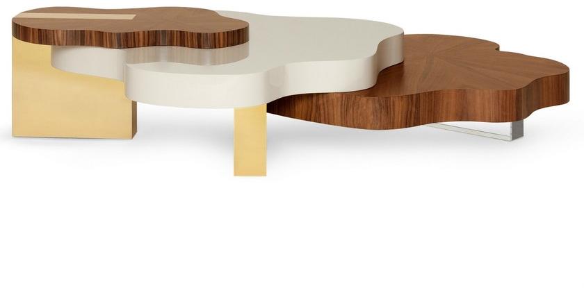 Ginger & Jagger Журнальный столик из лакированной фанеры для гостиной Earth to earth sun-id-1467815 - Вид №1