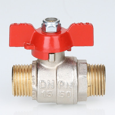 S.219.05 Кран шаровой ENOLGAS BASIC с ручкой «бабочкой» и наружной резьбой Valtec 3/4"  - Вид №4