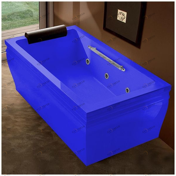 Ванна с гидромассажем синяя Gruppo Treesse Blanque 1810 SXSTDV1617SI