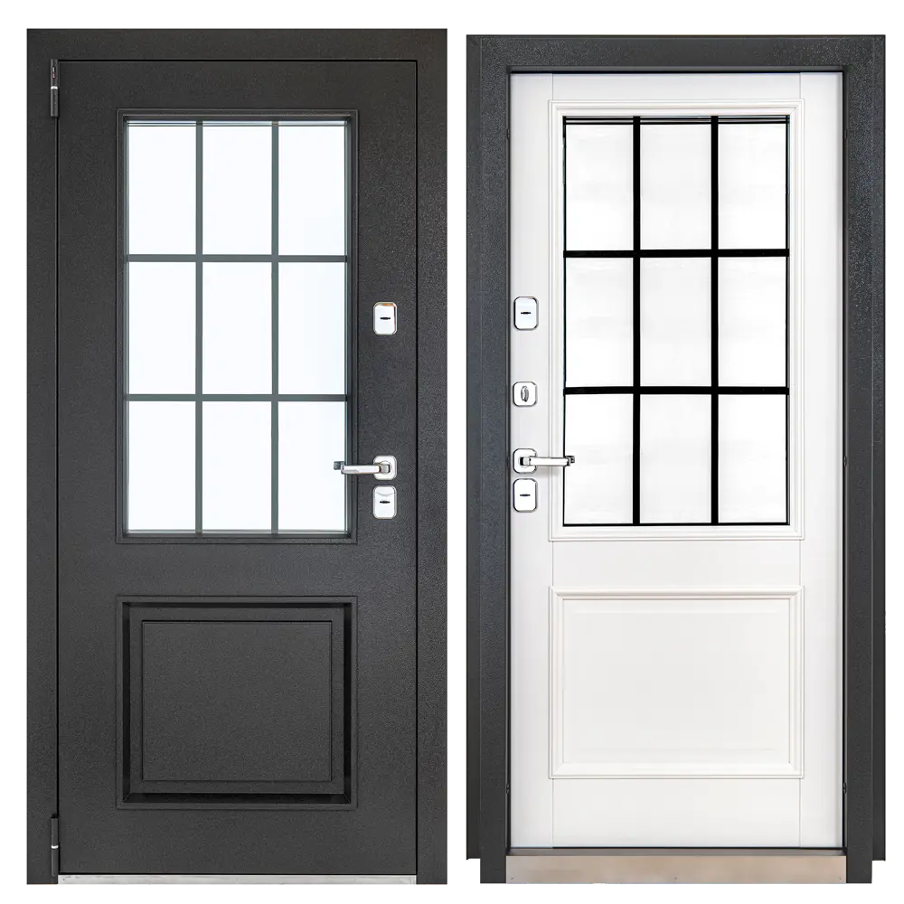 Дверь входная металлическая Порта 88x205 см левая белая PORTIKA STLM-2184219