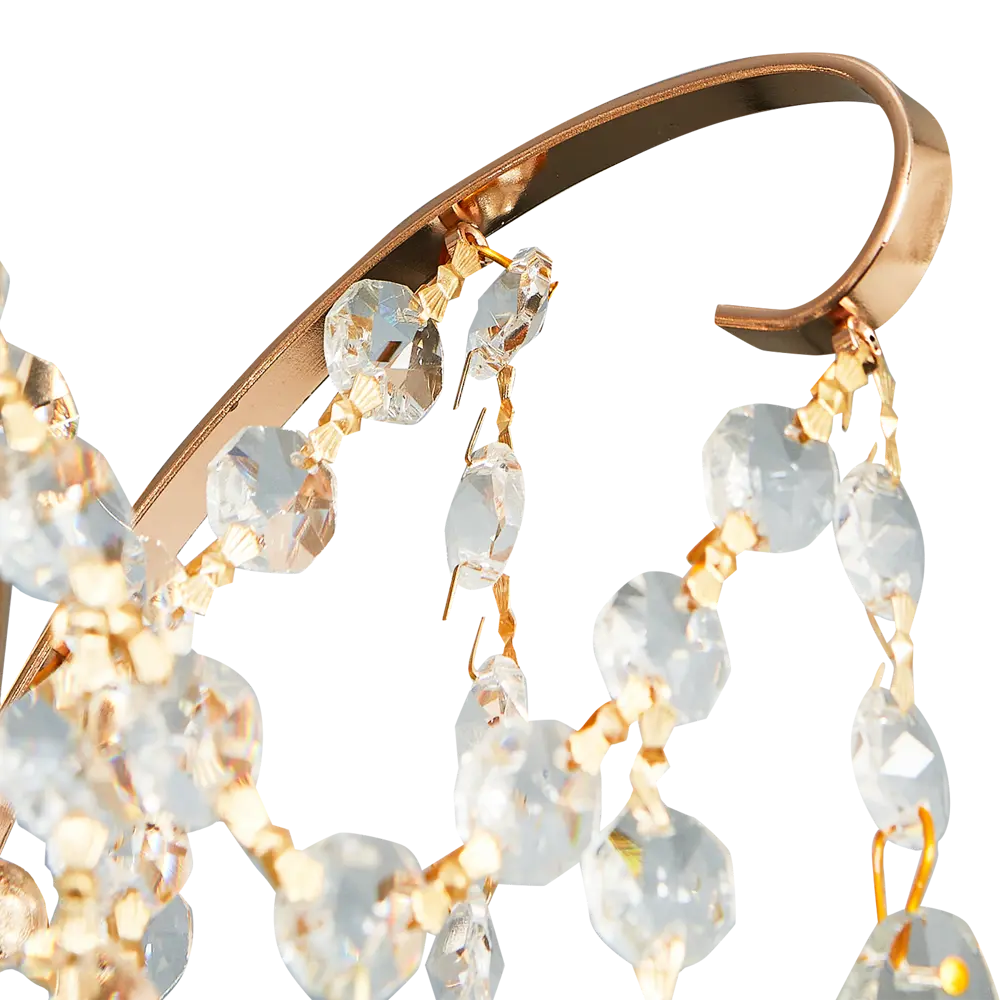 Светильник настенный бра Бриз 2 лампы 60 Вт E27 220 цвет золото DE CITY STLM-2172865 - Вид №4