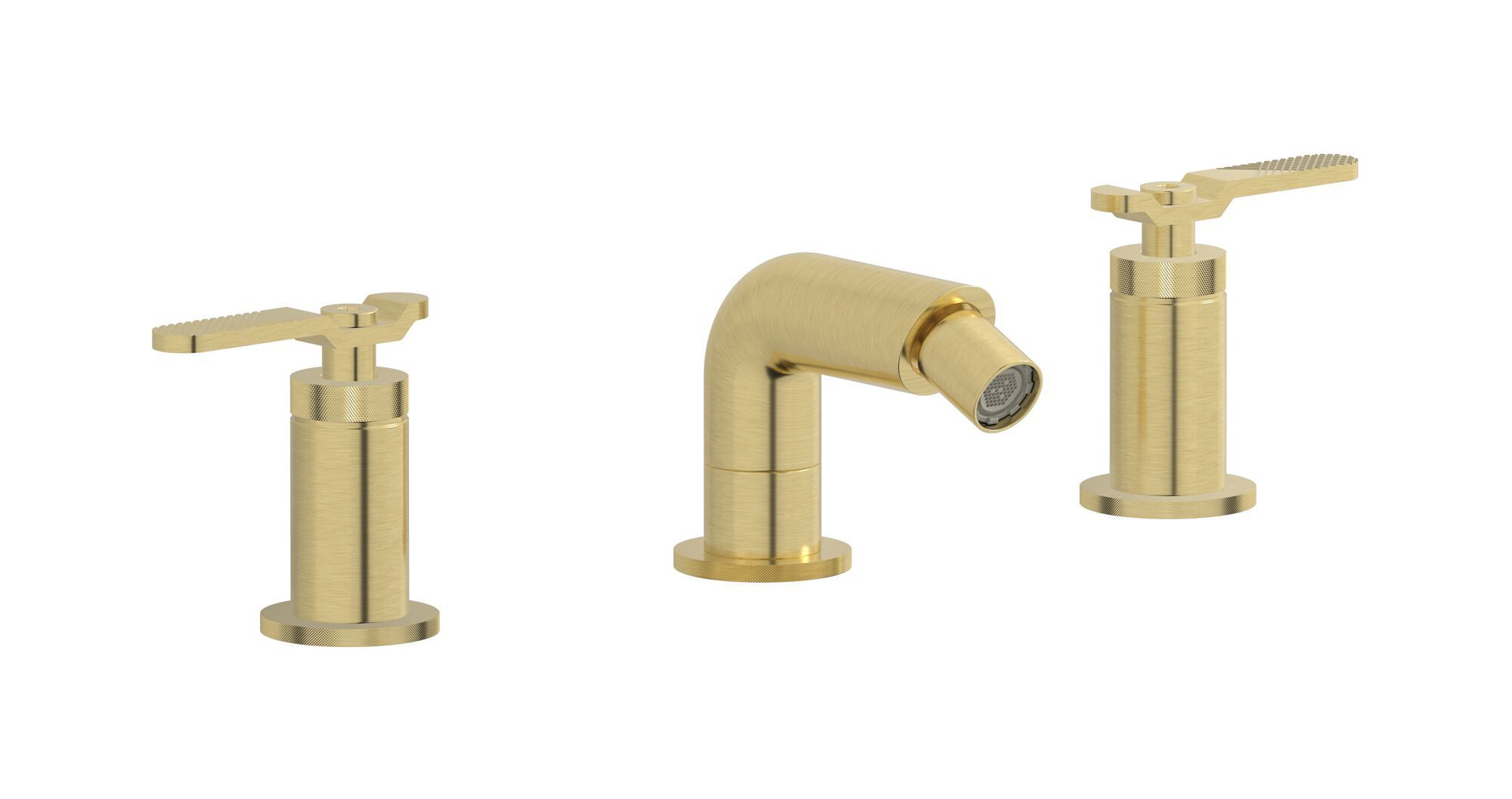 Смеситель для биде с 3 отверстиями для пола с автоматическим сливом IB Bold ARCH-00097351 - Вид №6