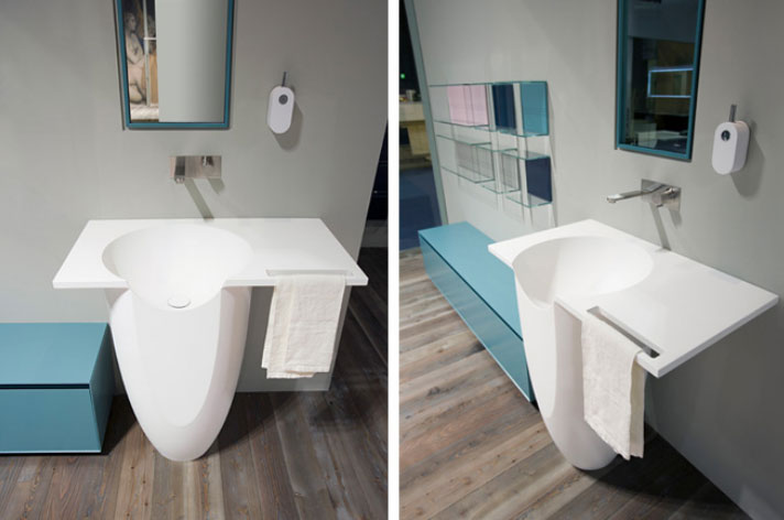 TALAMO Напольная раковина стоящая овальная Antoniolupi  - Вид №1