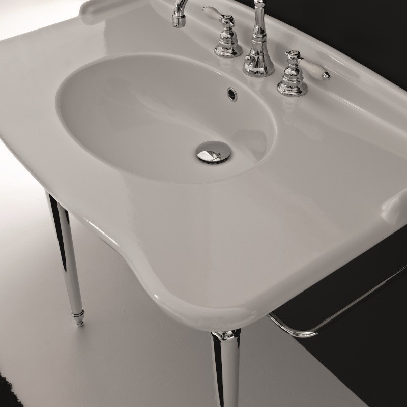 43719 Напольная раковина стоящая овальная Ceramica Hidra ELLADE - Вид №12