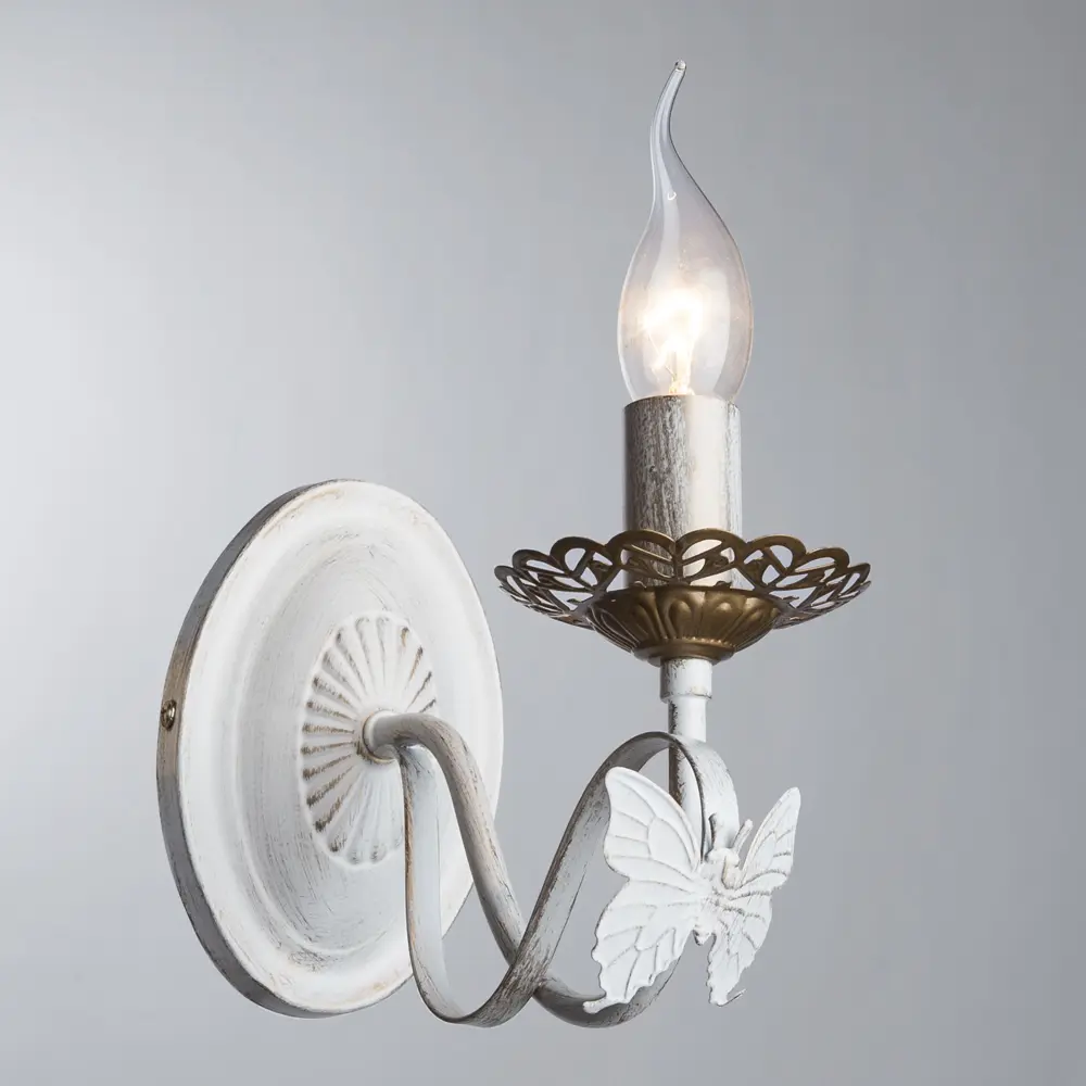 Бра Ali 1xE14x40 Вт, цвет белое золото Arte Lamp STLM-2207008 - Вид №3