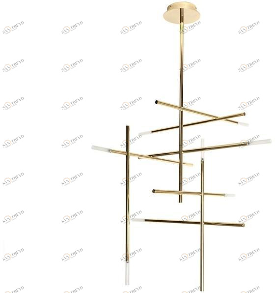 VeniceM Люстра из никеля с диммером Kitami sun-id-1411526