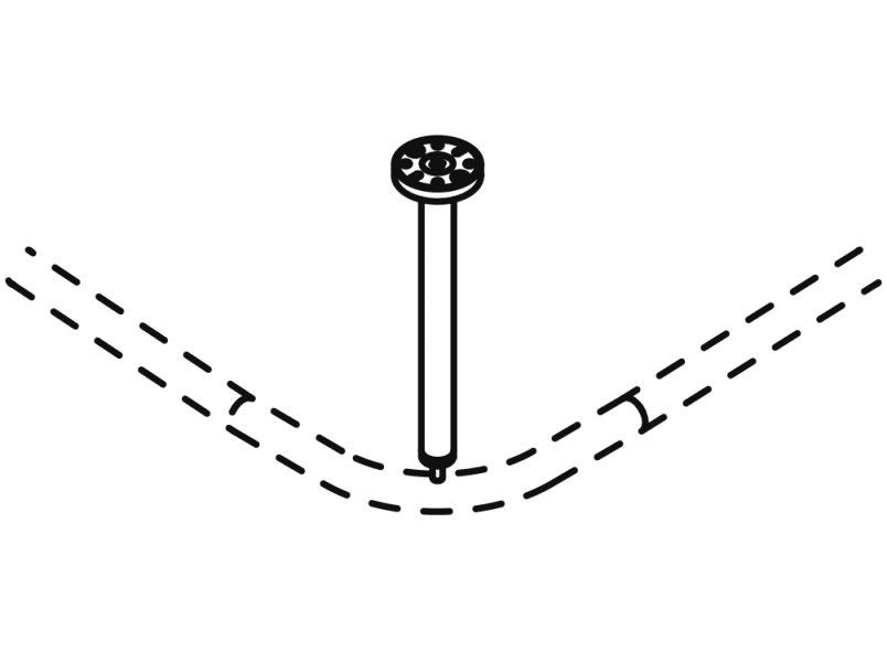 900.34.00060 потолочная подвеска HEWI System 900 - Вид №5