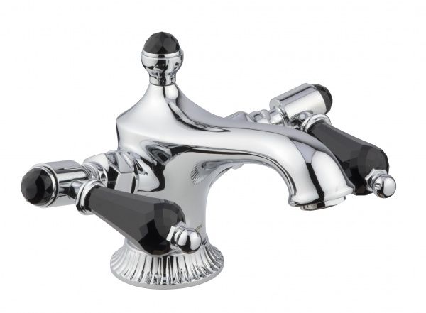 98003LCSWNEBR Смеситель The One для раковины. Черные кристаллы Swarovski, цвет бронза EMMEVI