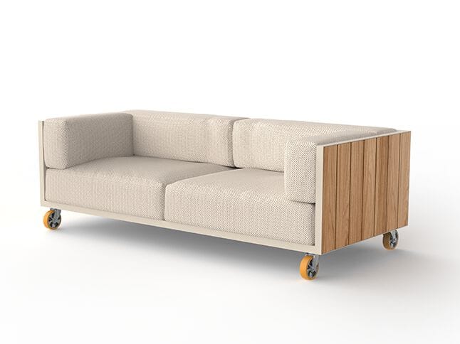 Алюминиевый и деревянный садовый диван Vondom виноградник ARCH-00118339