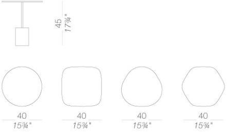 Lapalma Круглый журнальный столик из hpl Jey sun-id-1483032 - Вид №2
