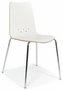 Vela Arredamenti Штабелируемый деревянный стул для ресторана Moon