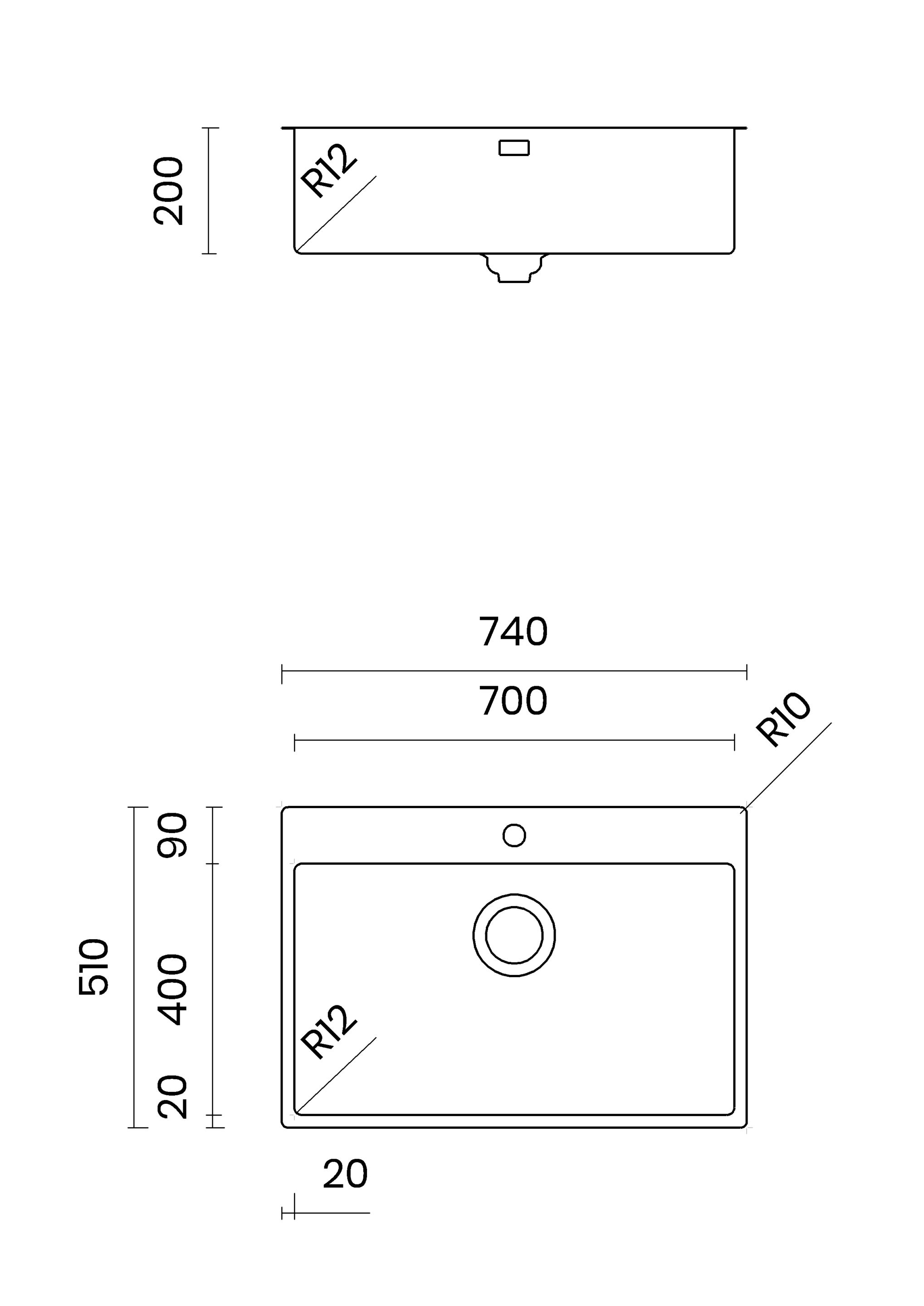 Раковина из нержавеющей стали TASCA Pura ARCH-00030573 - Вид №10