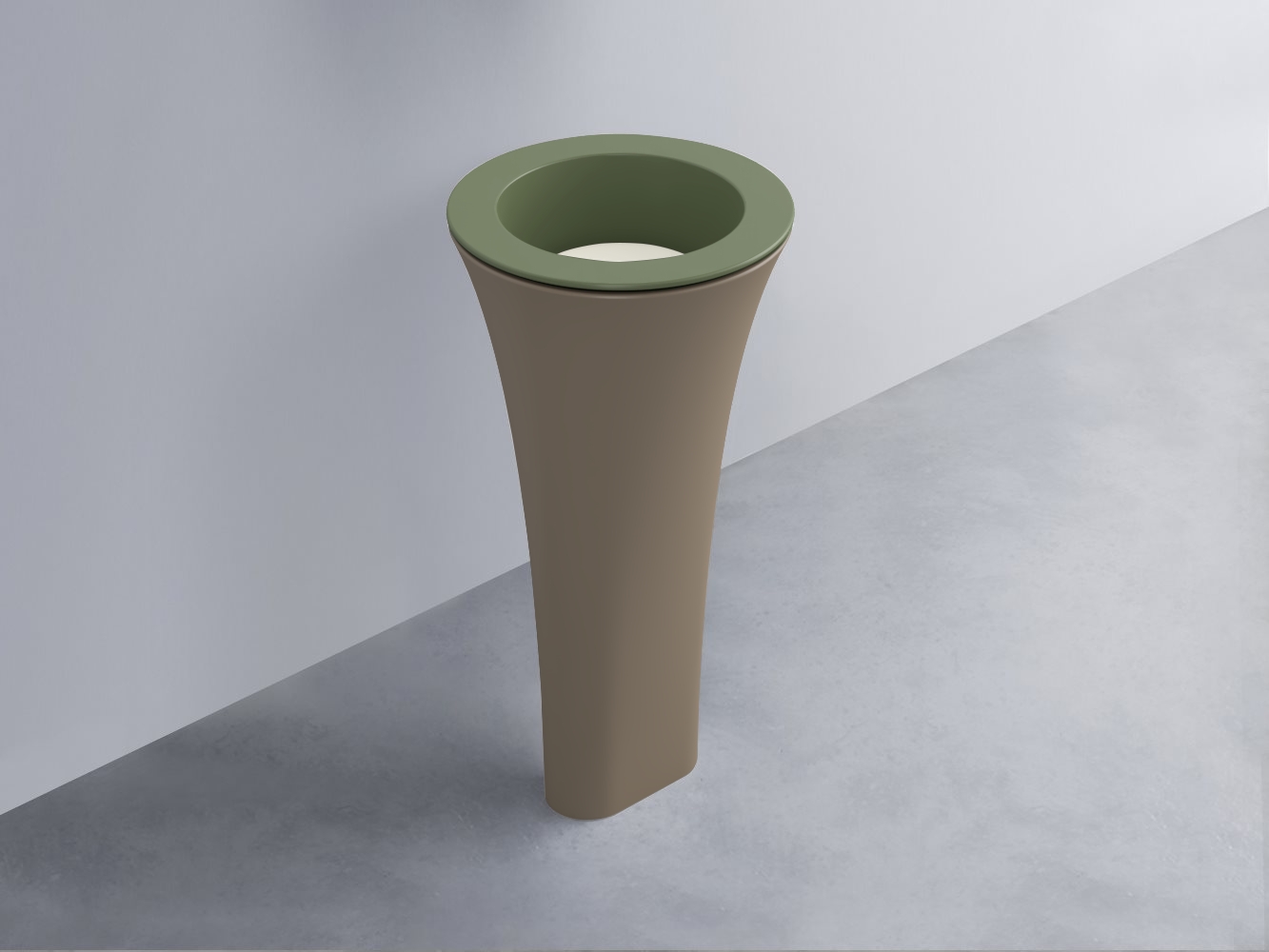 AMLA45-AG+AMPILT-TL+AMCOLT-AN Раковина Amedeo Tondo отдельностоящая cielo Enjoy + Amedeo Ceramica Cielo