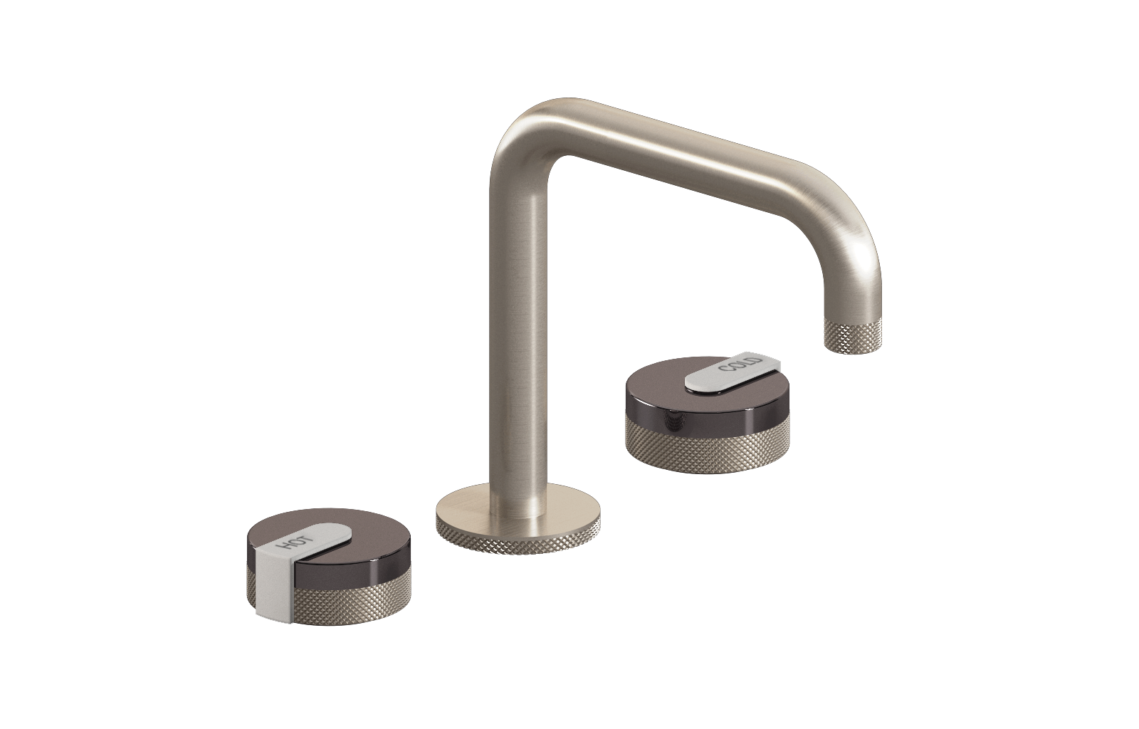 E-11511-R1OX-L1WT-BNi Смеситель для умывальника на 3 отвертия GRAFF MOD+