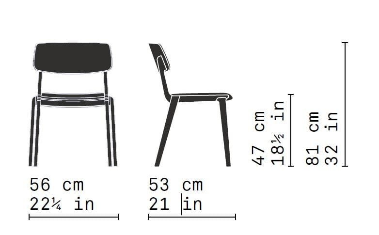 Деревянный стул с мягким сиденьем Very Wood ARCH-00067614 - Вид №3