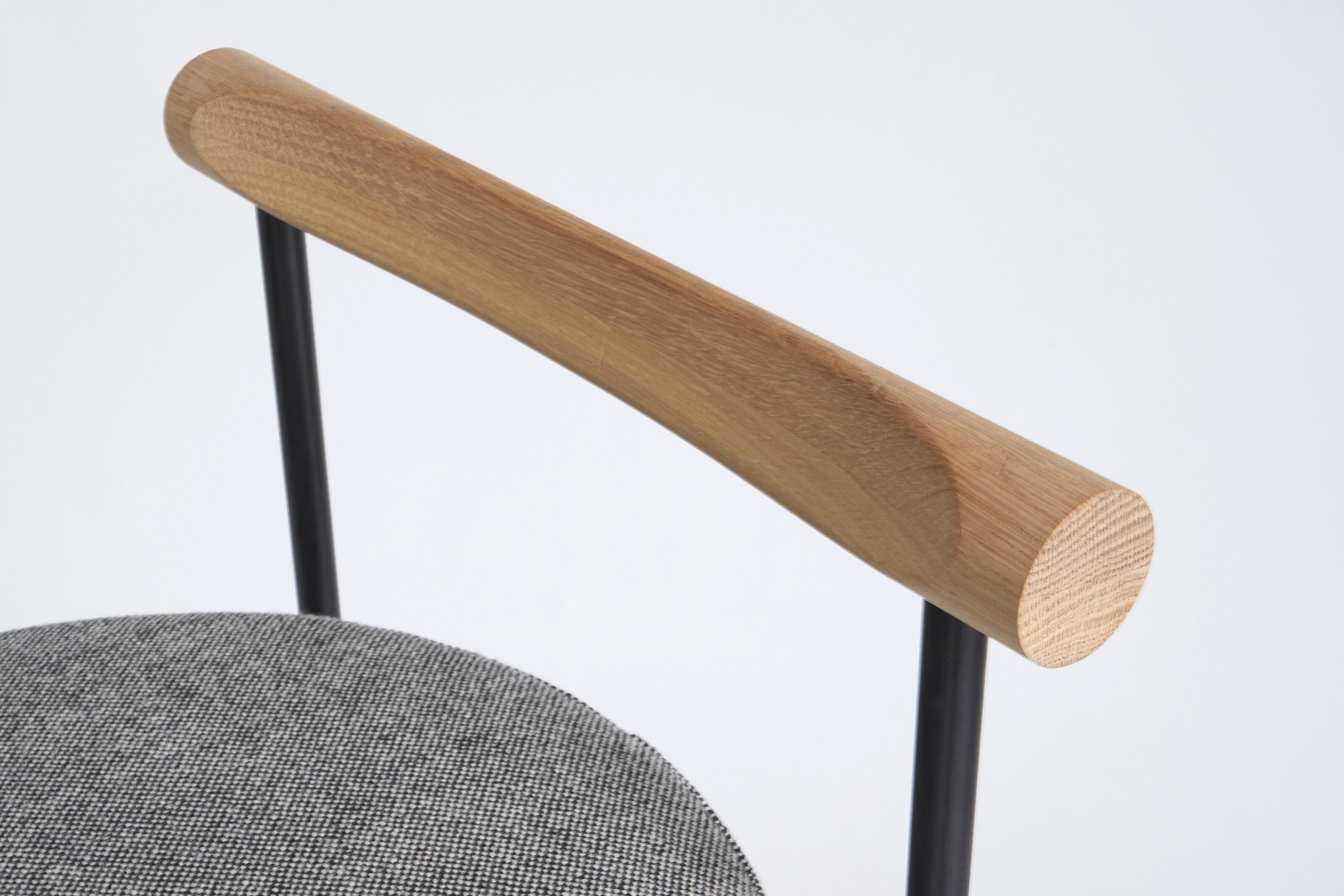 Высокий тканевый барный стул с мягким сиденьем Phase Design Inside Scoop ARCH-00031695 - Вид №8