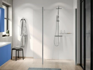 NOVELLINI Неподвижная стена из алюминия и закаленного стекла Giada h edge