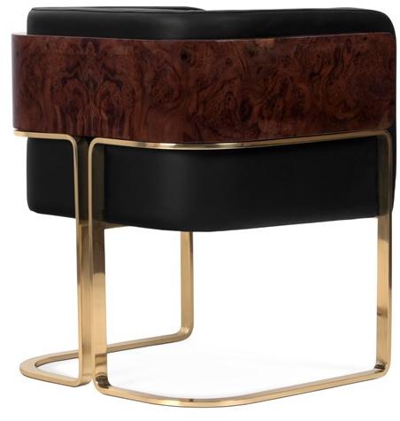 LUXXU Кожаное кресло с салазками и подлокотниками Nura sun-id-1451065 - Вид №1