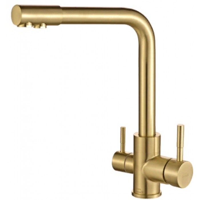 Steel Hammer SH 801 INOX BRONZE PVD Смеситель для кухни Zorg 335 x 312  - Вид №1