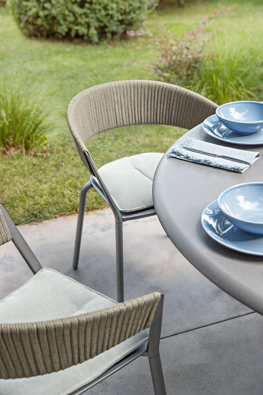 FAST Садовый стул из алюминия и ткани с подлокотниками Ria 7601 - 7602 - Вид №10