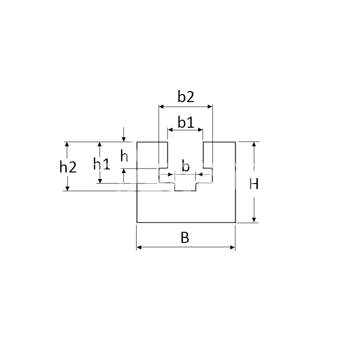IS4377 Направляющая для цепи 16B-1 тип 1BL H=45 L=2000 ISKRA  - Вид №2