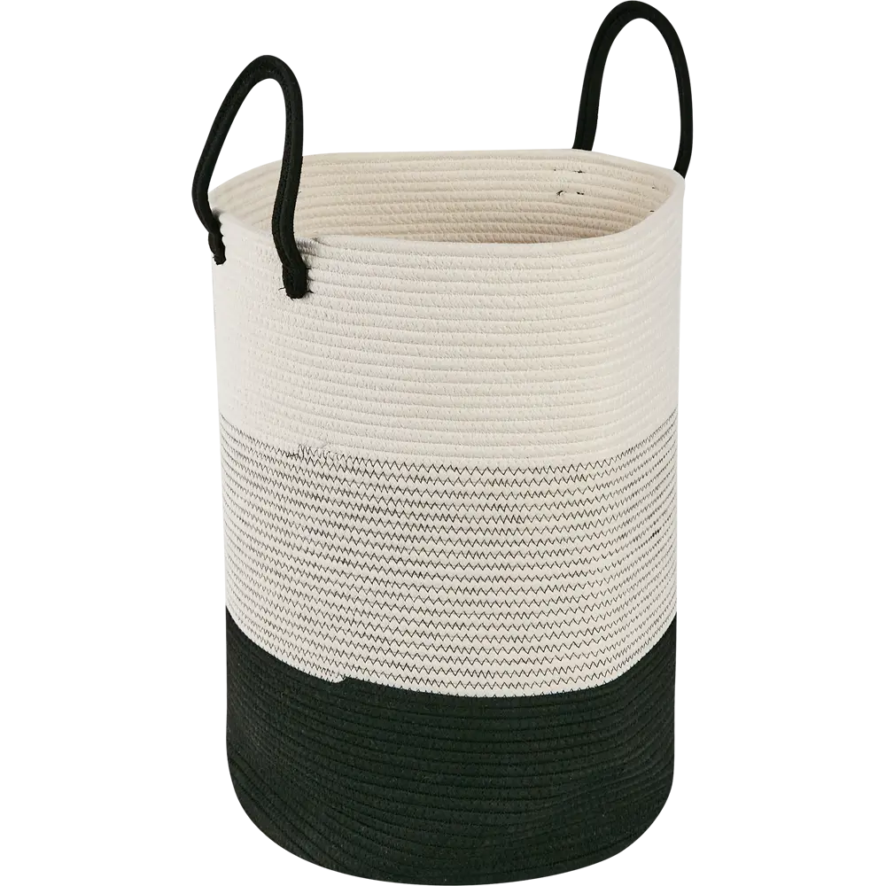 Корзина для белья Swensa Asta 72.2 л цвет молочно-черный STLM-2056967