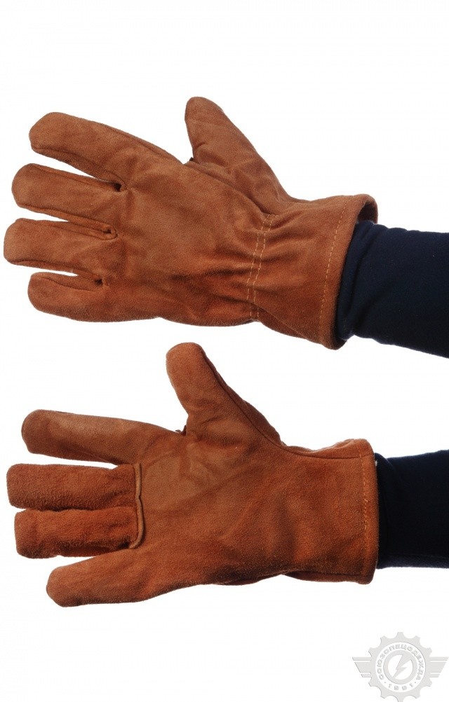 58591 Перчатки спилковые утепленные  Средства защиты рук  размер Спецодежда 