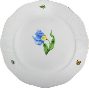 71914 Herend Тарелка пирожковая 15,5см "Китти" (синяя) Фарфор, Керамика