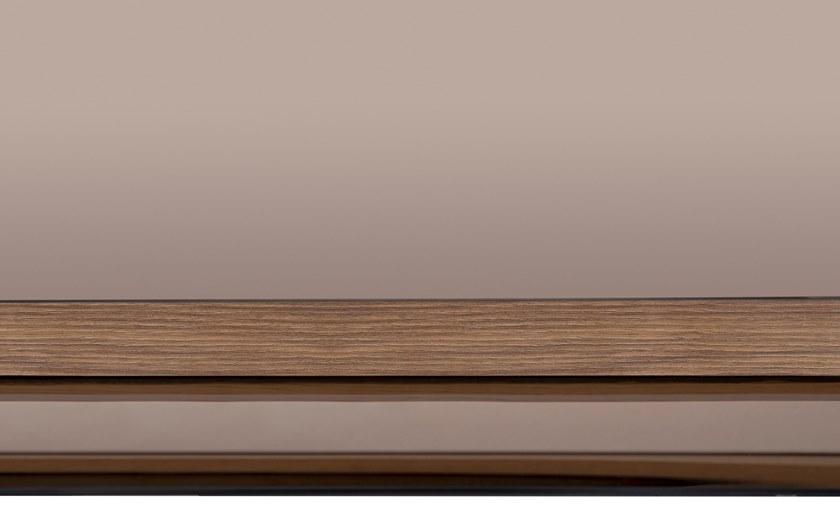 Tonin Casa Зеркало настенное квадратное в ореховой раме sun-id-1444399 - Вид №2