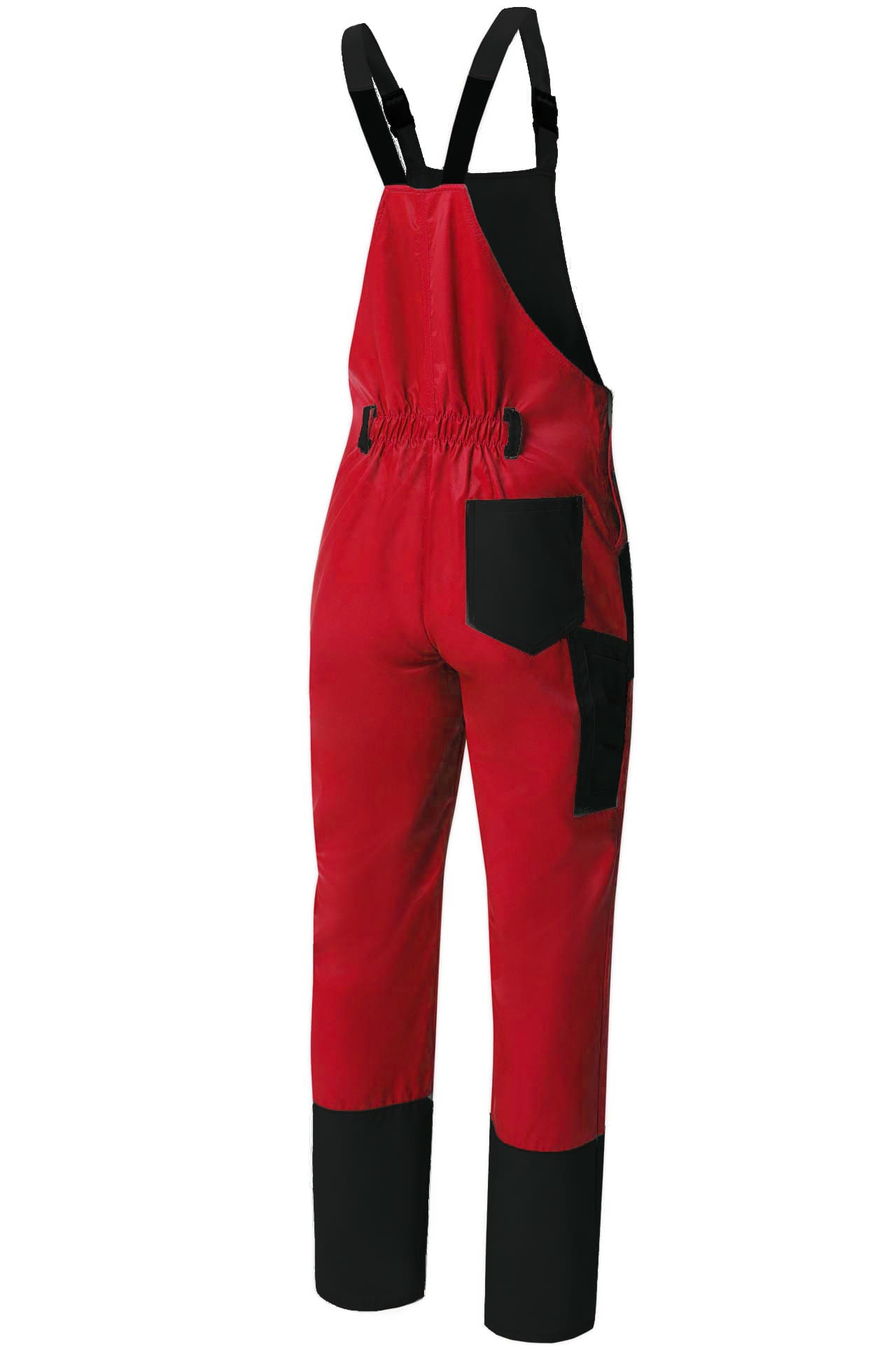 61466 Полукомбинезон "Мастер" красно-черный  Летняя спецодежда  размер 56-58/182-188  - Вид №1