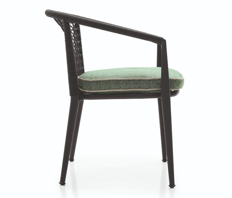 B&B Italia Outdoor Штабелируемый садовый стул с подлокотниками Erica '19 sun-id-1383458 - Вид №2