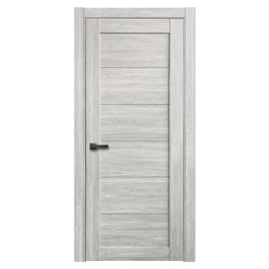 Комплект двери Тренто глухая 80x200 см ПВХ цвет дуб европейский серый без доборов