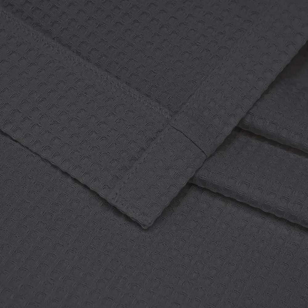 89367748 Халат вафельный Votex Home Кимоно без капюшона размер M цвет темно-серый STLM-0968235  - Вид №1