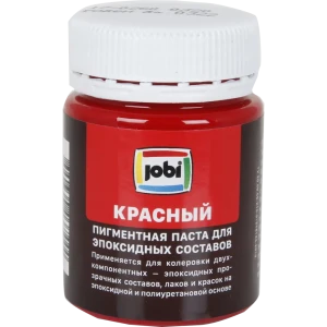 Пигментная паста Jobi для эпоксидных составов 40 мл цвет красный